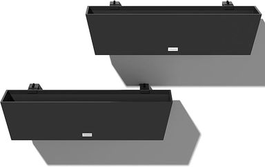 Amazon.com: Veradek Pure Series Railing Planter - Plastic Hanging Planter for Outdoor Balcony/Fence | Durable All-Weather Use with Adjustable Brackets | Modern Décor for Flowers, Succulents, Hanging Plants : Patio, Lawn & Garden