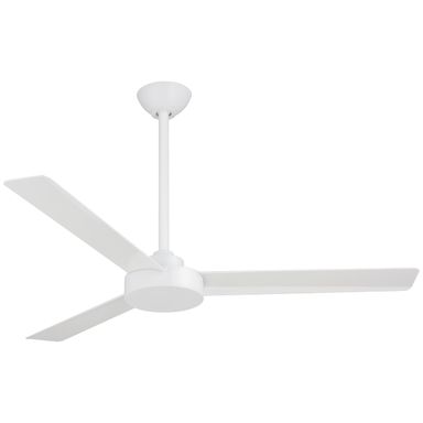 MINKA-AIRE F524-WHF Roto 52 Inch Ceiling Fan 3 Blades in Flat White Finish