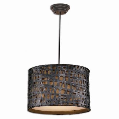 Uttermost Alita 22" W Rust Black Pendant Chandelier