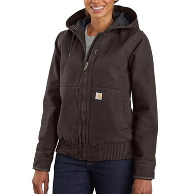 Carhartt Women's Active Jacket Dark Brown 3X