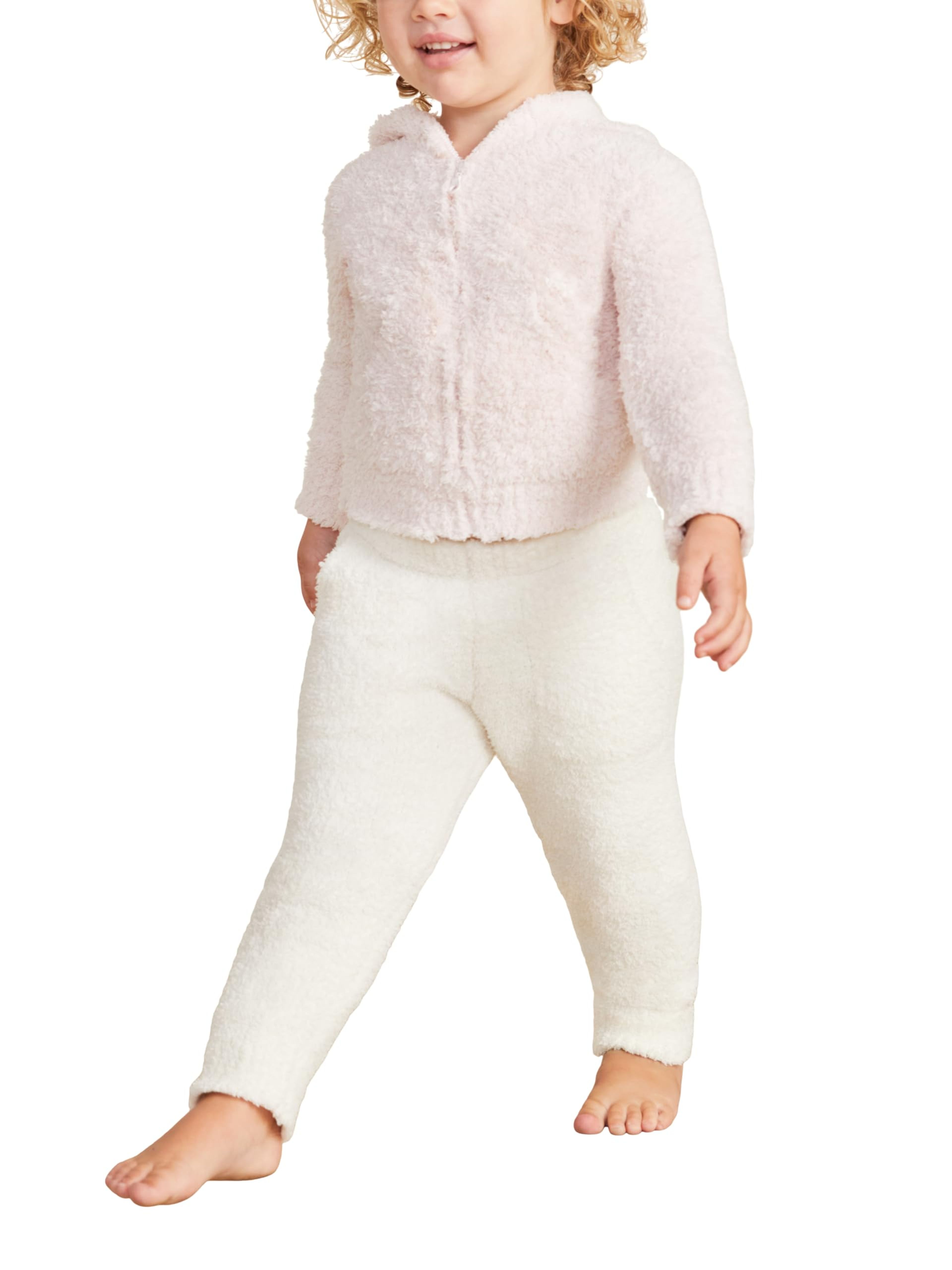 Barefoot Dreams CozyChic Infant Hoodie Pink 3-6 Months Soft Baby Sweater