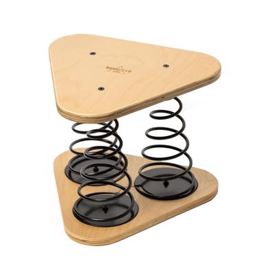 Squat Training & Mobility Device for Posture Core Strength Back Pain Relief & Flexibility | Ergonomic Deep Squat Stool (Chair) for Athletes or Office | Compact & Portable | Natural