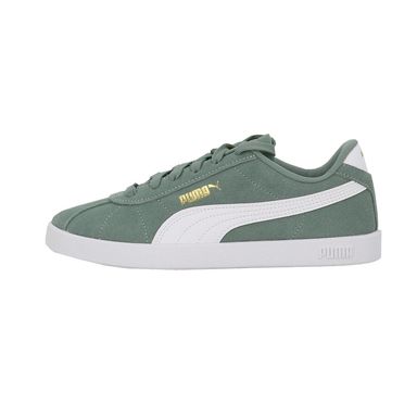 PUMA Unisex Kid's Club Ii Jr Sneaker 5 UK Green Moon Puma White
