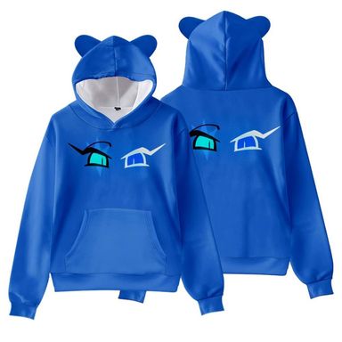 Shadow Milk Cookie Hoodie Halloween 3D Figure Shadow Milk Cookie Pullover Style5 Large
