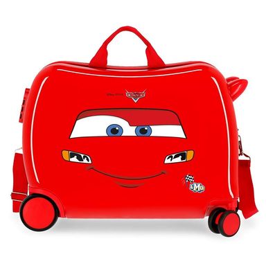 Disney Cars Lightning Mcqueen - Valigia per bambini, colore: rosso, 50 x 38 x 20 cm, rigida ABS, chiusura a combinazione laterale, 34 l, 3 kg, 4 ruote, bagaglio a mano Cars Lmq Rouge Valise Pour Enfant