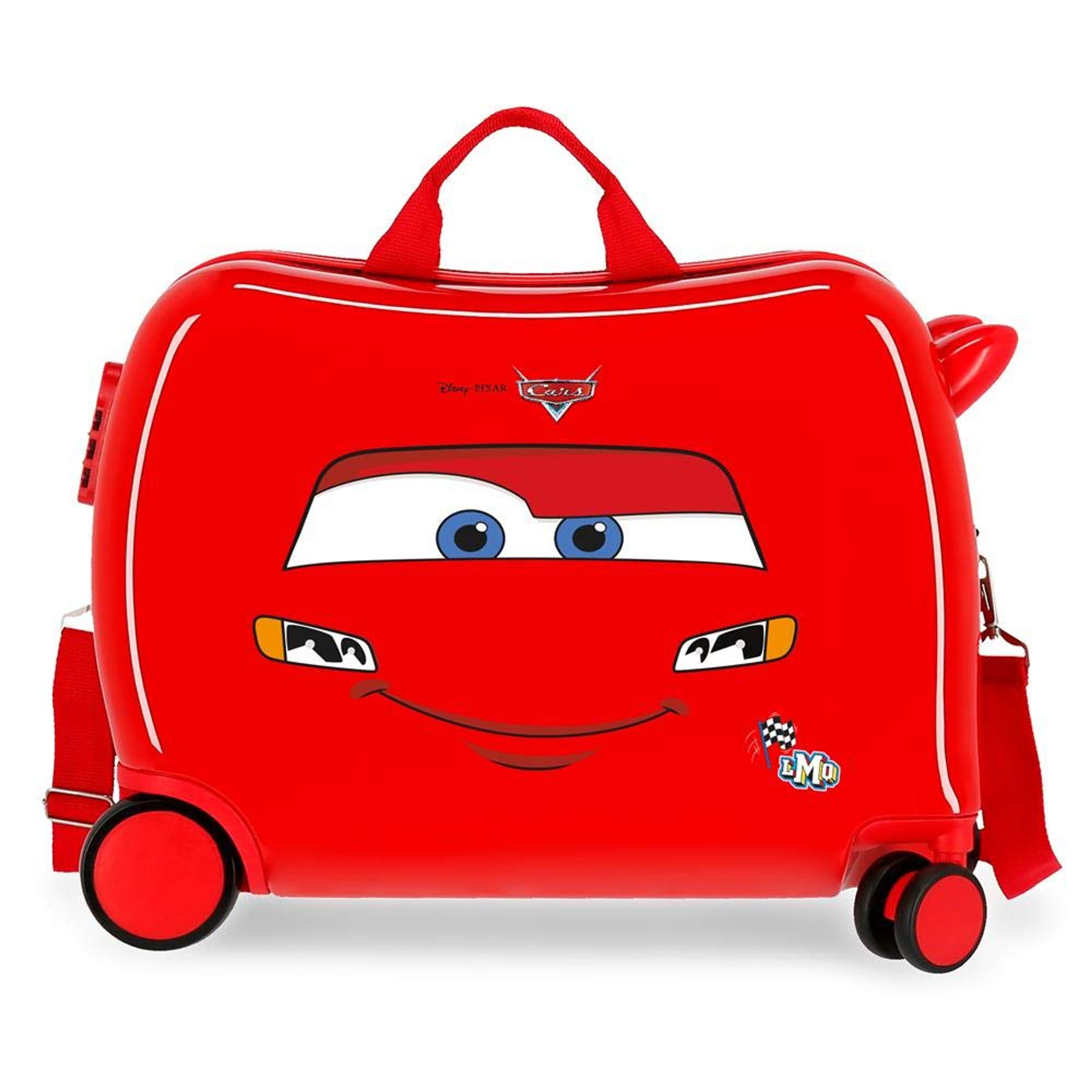 Disney Cars Lightning McQueen Kids Suitcase - Red, 34L