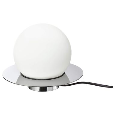 IKEA SIMRISHAMN Table/Wall Lamp, 16 cm, Chrome/Opal White Glass : Amazon.com.be: Tools & Home Improvement