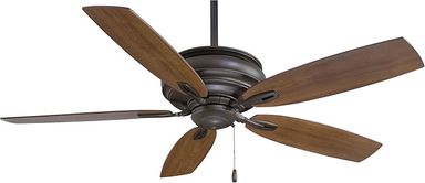 Amazon.com: Minka-Aire F614-ORB Ventilador de techo atemporal de 54 pulgadas en acabado de bronce aceitado : Herramientas y Mejoras del Hogar