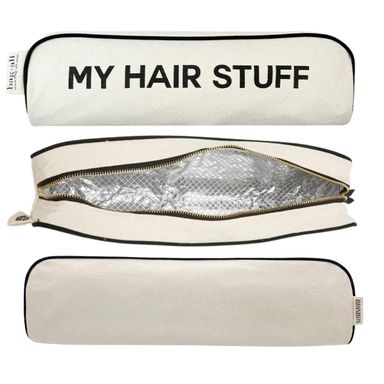 Bag-all Hair Tools Travel Bag | Curling Iron Travel Case Heat Resistant | Traveling Case for Grooming Supplies | Hair Straightener Pouch for Hot Tools for Women | Cream