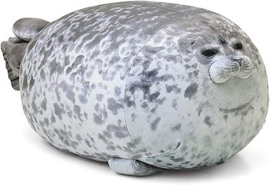 Amazon.com: MerryXD Chubby Blob Seal Pillow,Stuffed Cotton Plush Animal Toy Cute Ocean Small(11.8 in) : Toys & Games