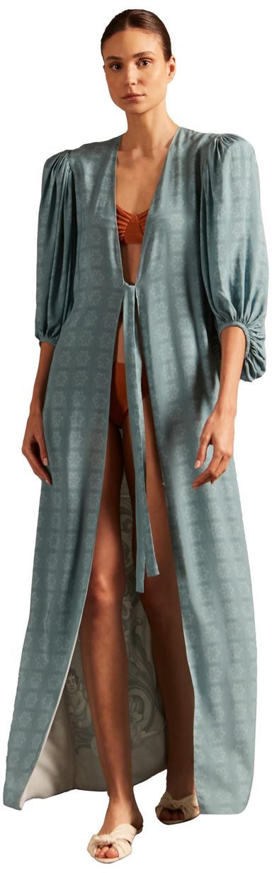 Hera Long Robe Small Blue