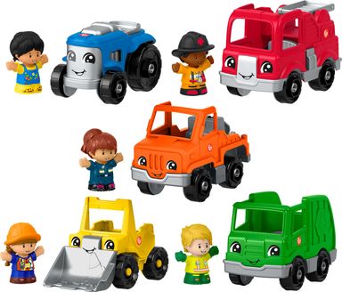 Fisher-Price Little People Toddler Playset Activity Vehicles Gift Set with 10 Toys for Preschool Pretend Play Kids Ages 1+ Years (Amazon Exclusive)