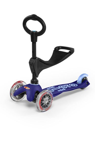Micro Kickboard - Mini 3in1 Deluxe 3-Stage Ride-on Scooter Toddler Toys for Ages 12 Months to 5 Years Blue