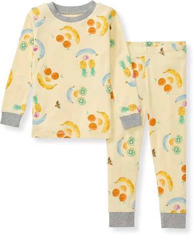 Amazon.com: Burt's Bees Baby Baby Boy's Pajamas, Tee and Pant 2-Piece Pj Set, 100% Organic Cotton Soft Sleepwear, Play with Your Food, 6 Years : Clothing, Shoes & Jewelry
