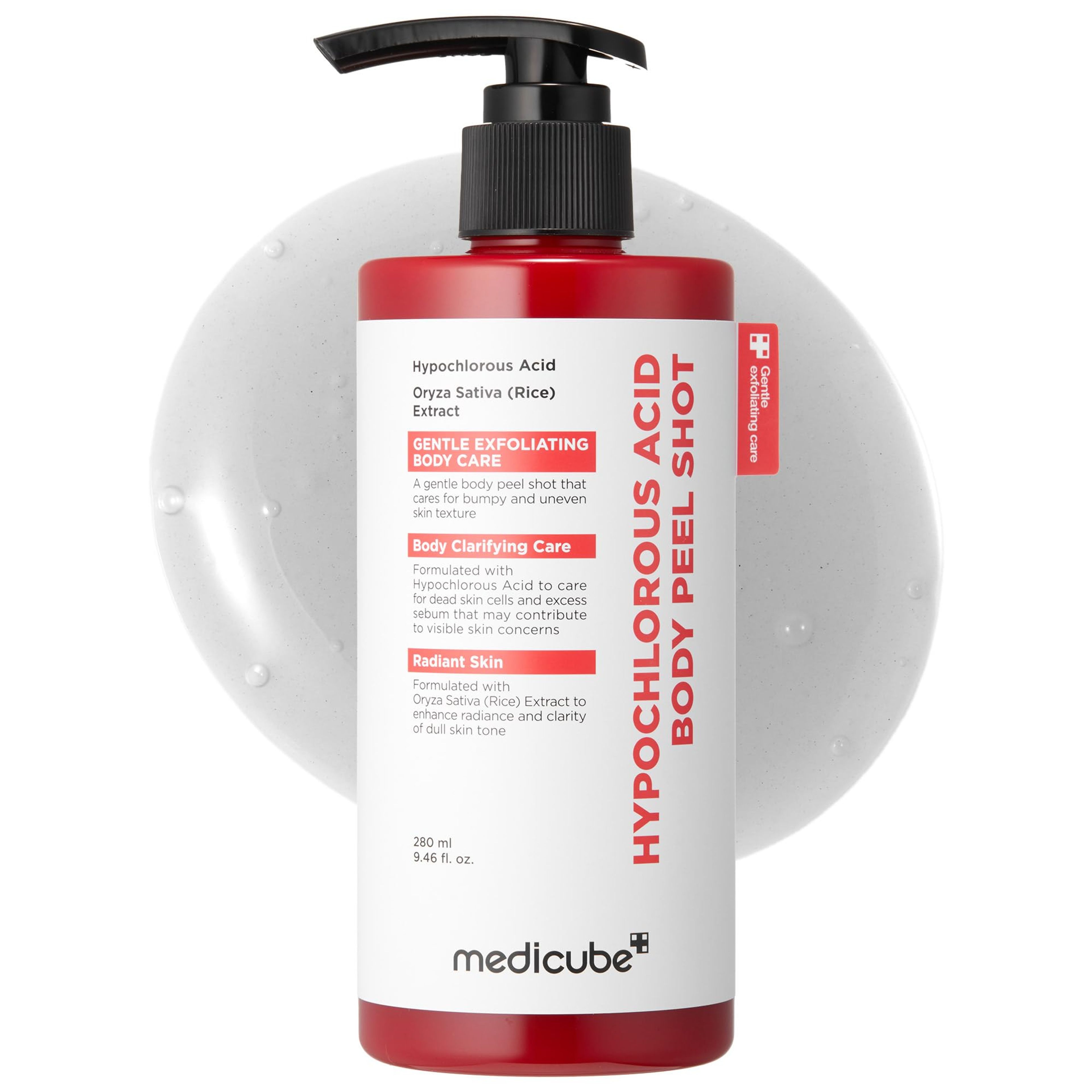 Medicube Hypochlorous Acid Rice Body Peel Serum 9.46oz