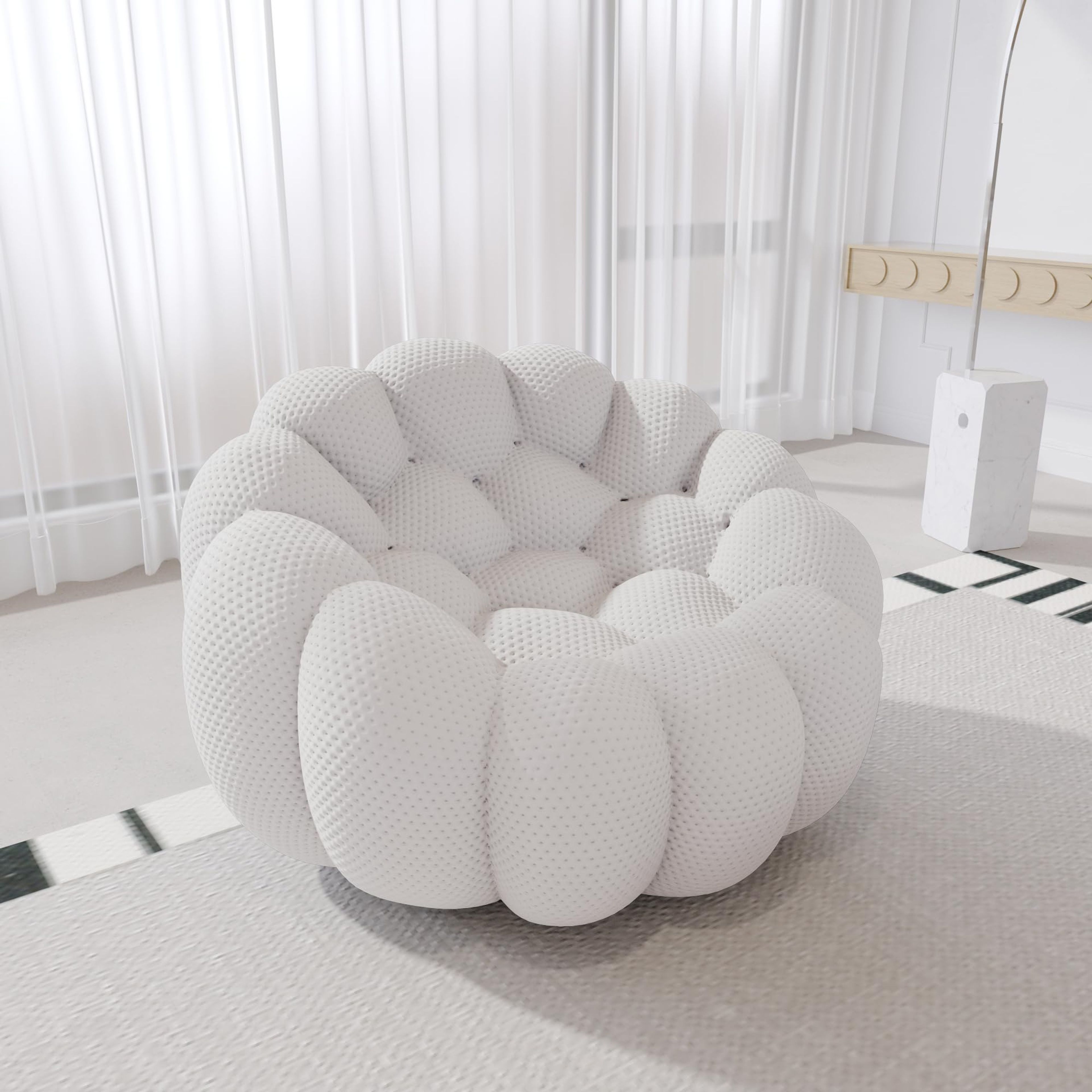 Sdorens Bubble Couch - 49.21'' Oversized Modern Sofa