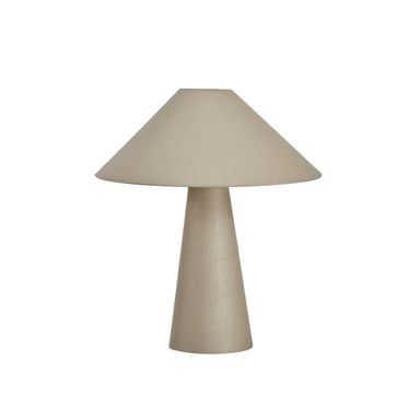 Bloomingville 25 Watt Lumina Natural Linen Table Lamp, Natural
