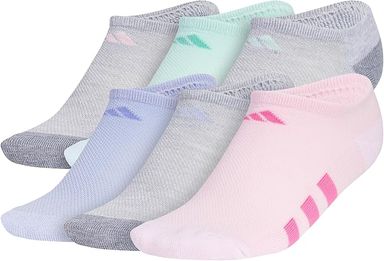 Amazon.com: Athletic Cushioned No Show Socks (6-Pairs) for Kids, Boys and Girls - durable, breathable low-profile fit : Clothing, Shoes & Jewelry