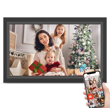 FRAMEO Digital Picture Frame- 15.6inch Digital Photo Frame with 1920 * 1080 IPS Touch Screen HD Disply,Built-in 32GB Storage,Wall-Mounted,Digital Frame Share Photos and Videos via Frameo App