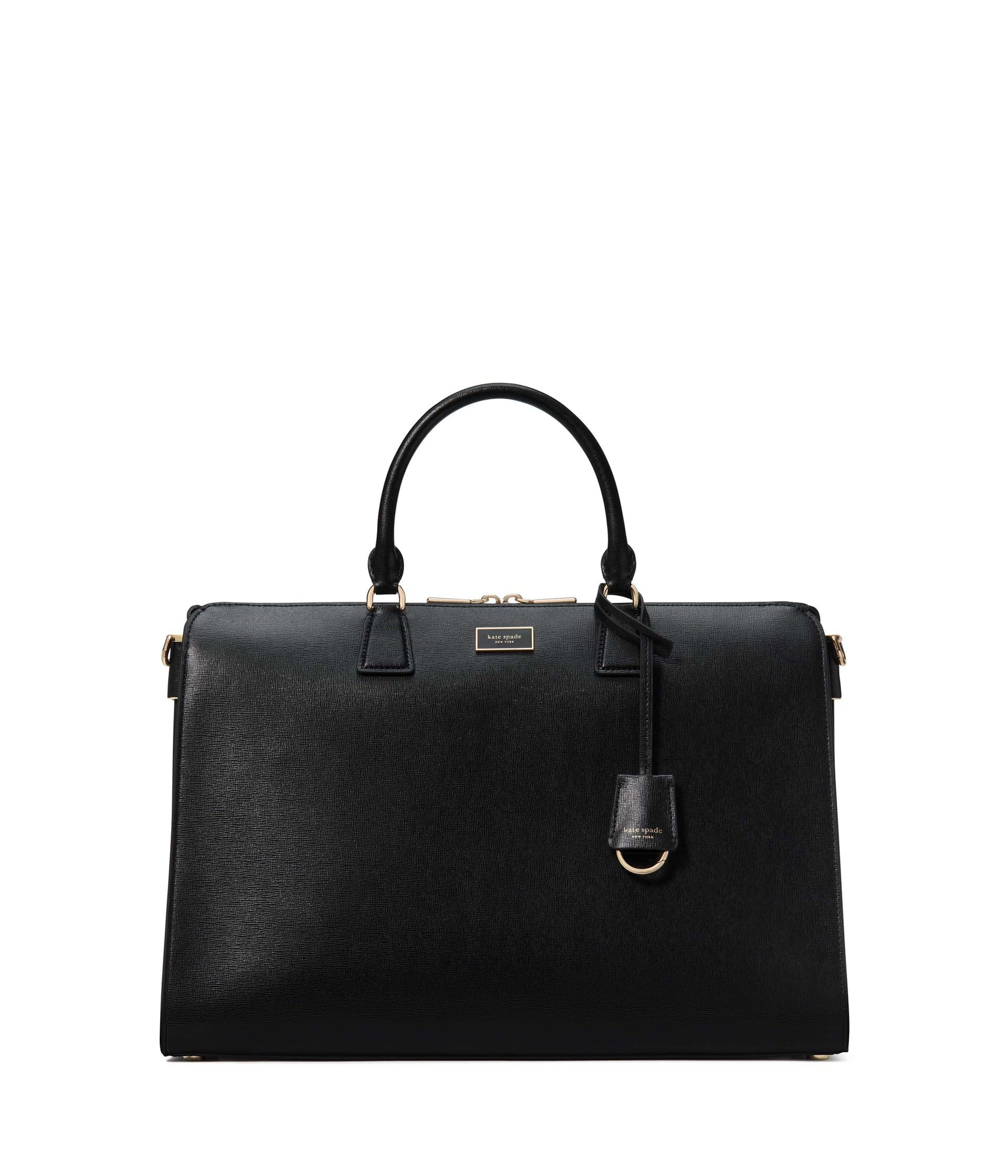 Kate Spade Serena Saffiano Leather Laptop Bag for Women - Black