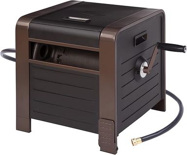 Amazon.com : Liberty Garden 778 200' Hose Storage Box, Bronze, 23 x 16.9 x 18.15 inches : Patio, Lawn & Garden