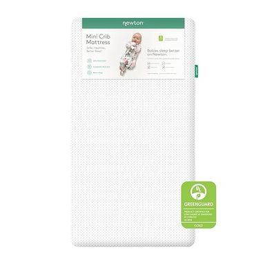 Amazon.com : Newton Baby Mini Crib Mattress 24" x 38" - Ultra-Breathable Proven to Reduce Suffocation Risk, 100% Washable - Removable Cover Included, GREENGUARD Gold : Baby