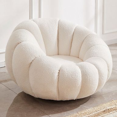 HUHJYUGE Canapé Paresseux, Fauteuil de Sol Paresseux, Canapé Paresseux Fauteuil, Canapé Simple en Peluche, Canapé Paresseux en Faux Sherpa Ultra Douce, pour Adultes Adolescents (A 100cm)