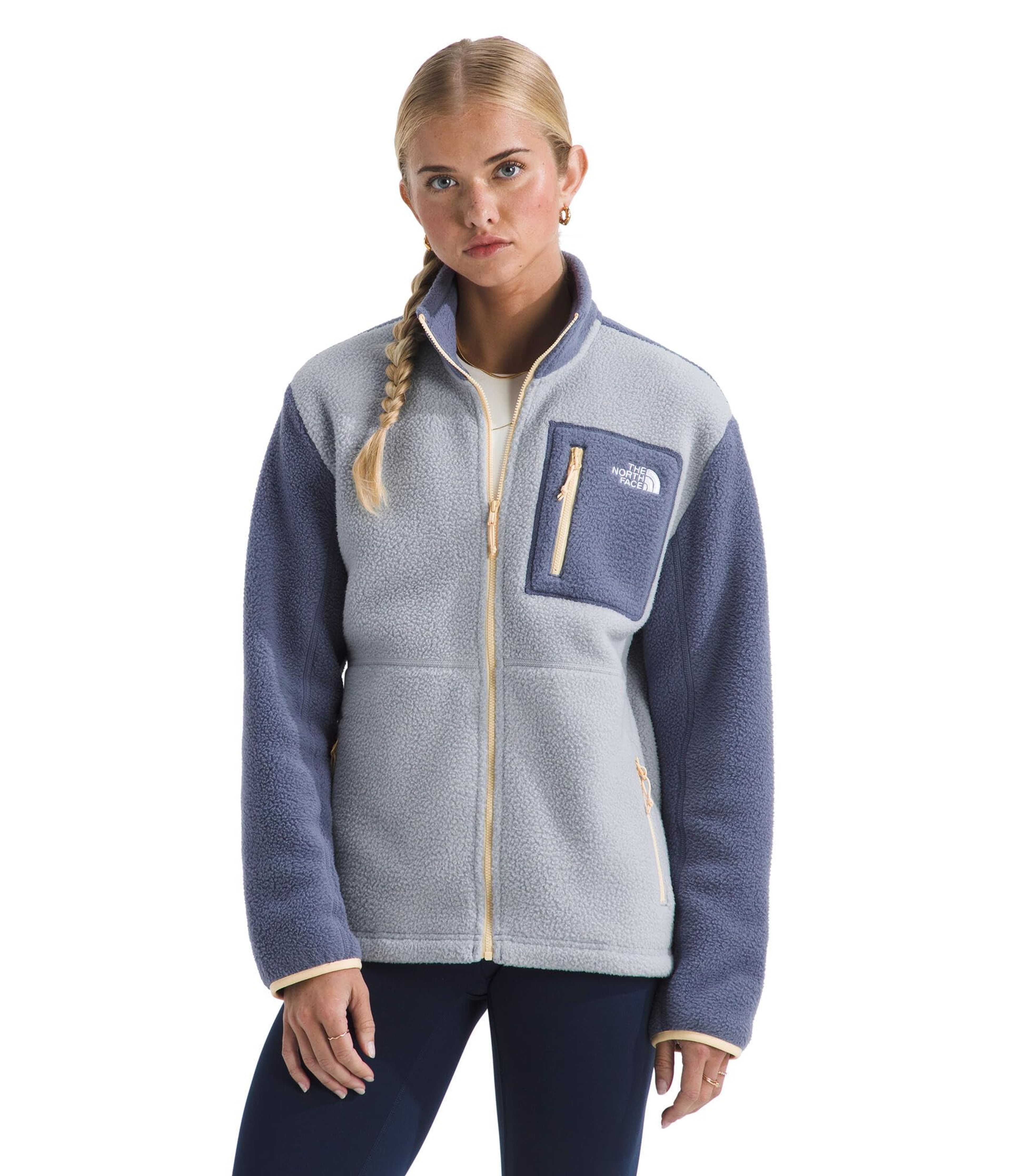 North Face Women's Yumiori Full Zip Fleece Jacket - Sustainable Blue