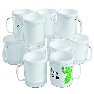 Amazon.com: Colorations Design Your Own Mugs, Great Craft Project for Kids, Create a Keepsake, 12 Mugs, Ideal Mothers Day or Fathers Day Gift, Birthday or Holiday, CanBbe personalized & individually designed : Toys & Games