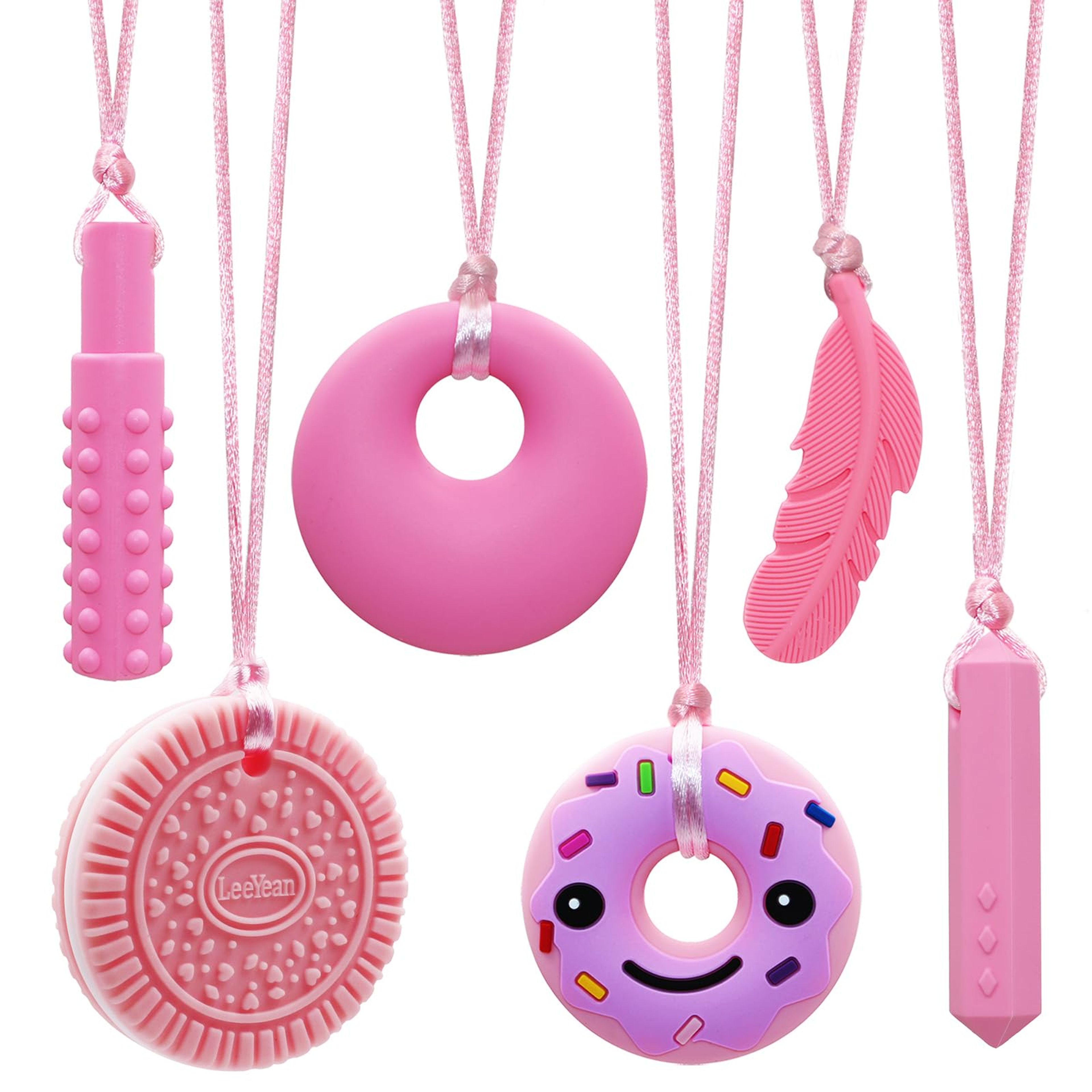 Silicone Chew Necklace for Sensory Kids - Autism & ADHD
