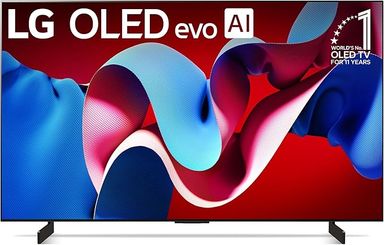Amazon.com: LG 42-Inch Class OLED evo C4 Series Smart TV 4K Processor Flat Screen with Magic Remote AI-Powered with Alexa Built-in (OLED42C4PUA, 2024) : Electronics