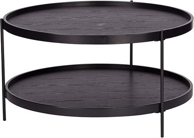 Amazon.com: SEI Furniture Verlington Coffee Table, 33.25 in x 33.25 in x 18 in, Black : Home & Kitchen