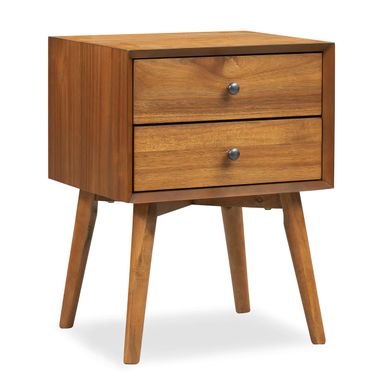 Edgemod Dorsey Nightstand Table,Light Brown