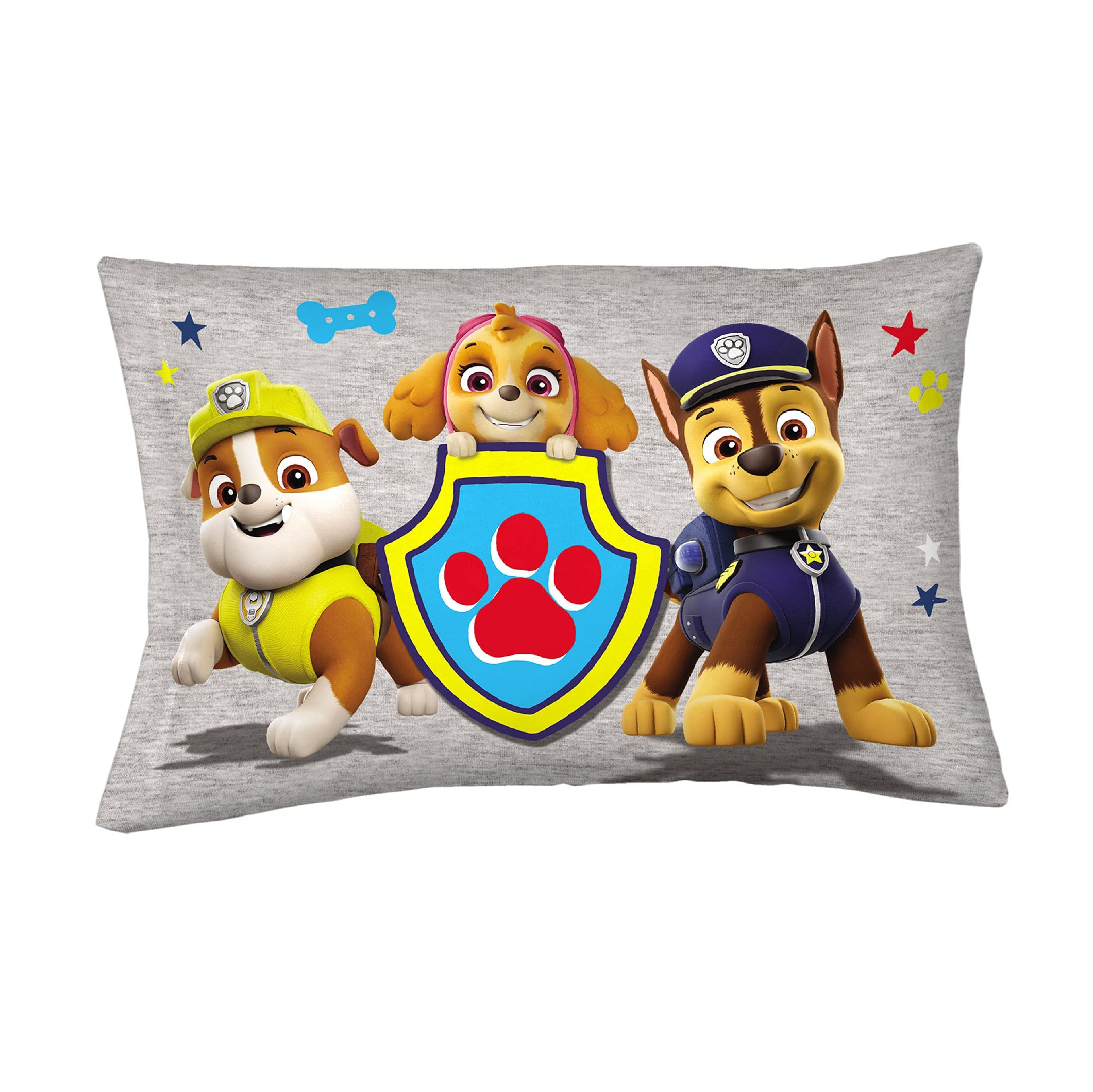 Paw Patrol Reversible Kids Pillowcase, Super Soft Microfiber 20x30 in