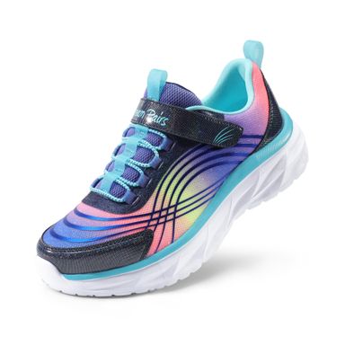 DREAM PAIRS Girls Shoes Sneakers Kids Tennis Shoes Sparkle ColorBurst Lightweight Running Casual Walking Shoes 3 Little Kid Purple/Rainbow