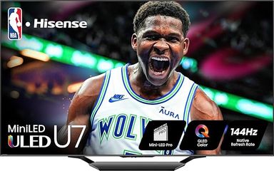 Amazon.com: Hisense 55-Inch Class U7 Series Mini-LED ULED 4K UHD Google Smart TV (55U7N, 2024 Model) - QLED, Dolby Vision IQ, Dolby Atmos, Full Array Local Dimming, 144Hz Game Mode Pro, VRR, Alexa Compatibility