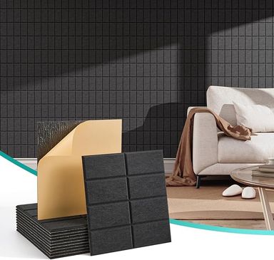 Amazon.com: Soundsbay Acoustic Panels Self-Adhesive, 12 Pack Soundproof Wall Panels High Density Sound Proof Foam Panels for Walls, Door, Ceiling, Home Office 12" X 12" X 0.4" : Musical Instruments