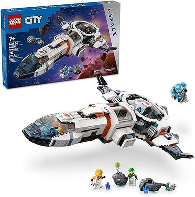 Amazon.com: LEGO City Modular Galactic Spaceship Toy - Buildable Space Toy for Kids, Boys and Girls, Ages 7+ - Includes 4 Astronaut Minifigures & Alien Figure - Gift Idea for Birthdays and Holidays - 60446 : Toys & Games