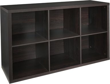 Amazon.com: ClosetMaid 4109 Decorative 6-Cube Storage Organizer, Black Walnut : Home & Kitchen