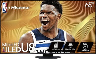 Amazon.com: Hisense 75" Class U8 Series Mini-LED ULED 4K UHD Google Smart TV (75U8QG, 2025 Model) - QLED, Native 165Hz, Game Mode Ultra VRR 288, Dolby Vision IQ · Atmos, Full Array Local Dimming, 4.1.2 Ch : Electronics