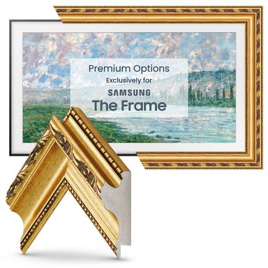 Frame My TV Deco TV Frames - Ornate Gold Smart Frame Compatible ONLY with Samsung The Frame TV and Pro (65", Fits 2021-2025)