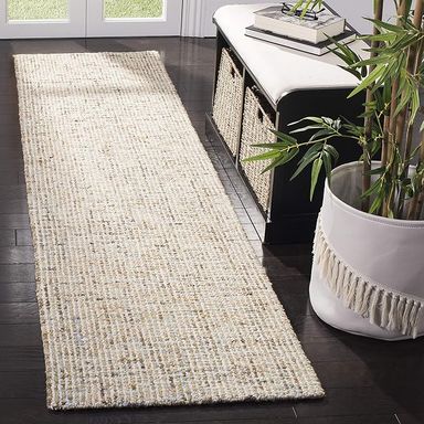 Amazon.com: SAFAVIEH Abstract Collection Runner Rug - 2'3" x 8', Grey & Ivory, Handmade Wool, Ideal for High Traffic Areas in Living Room, Bedroom (ABT468J)