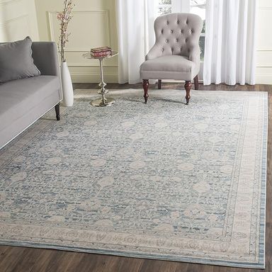 Amazon.com: SAFAVIEH Archive Collection Area Rug - 6'7" x 9'2", Blue & Grey, Vintage Oriental Design, Non-Shedding & Easy Care, Ideal for High Traffic Areas in Living Room, Bedroom (ARC672B) : Home & Kitchen
