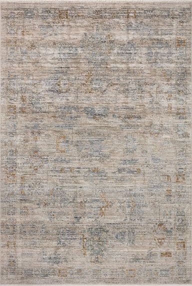 Loloi Jean Stoffer Katherine Collection KES-04 Pebble/Ocean 7'-10'' x 10', .25" Pile Height, Area Rug
