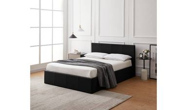 Argos Home Lavendon Small Double End Opening Bed Frame-Black