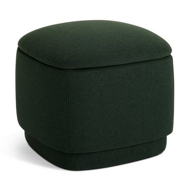Buy Habitat Fabric Storage Footstool - Green | Footstools | Argos