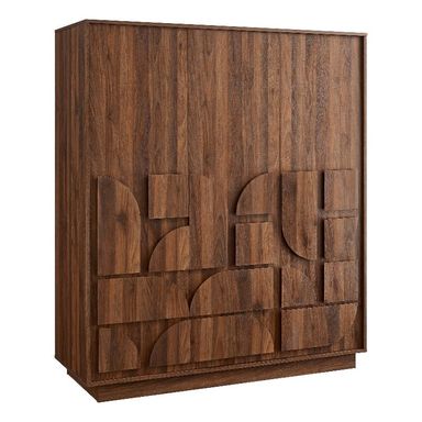 Bulwark Wardrobe Closet in Walnut