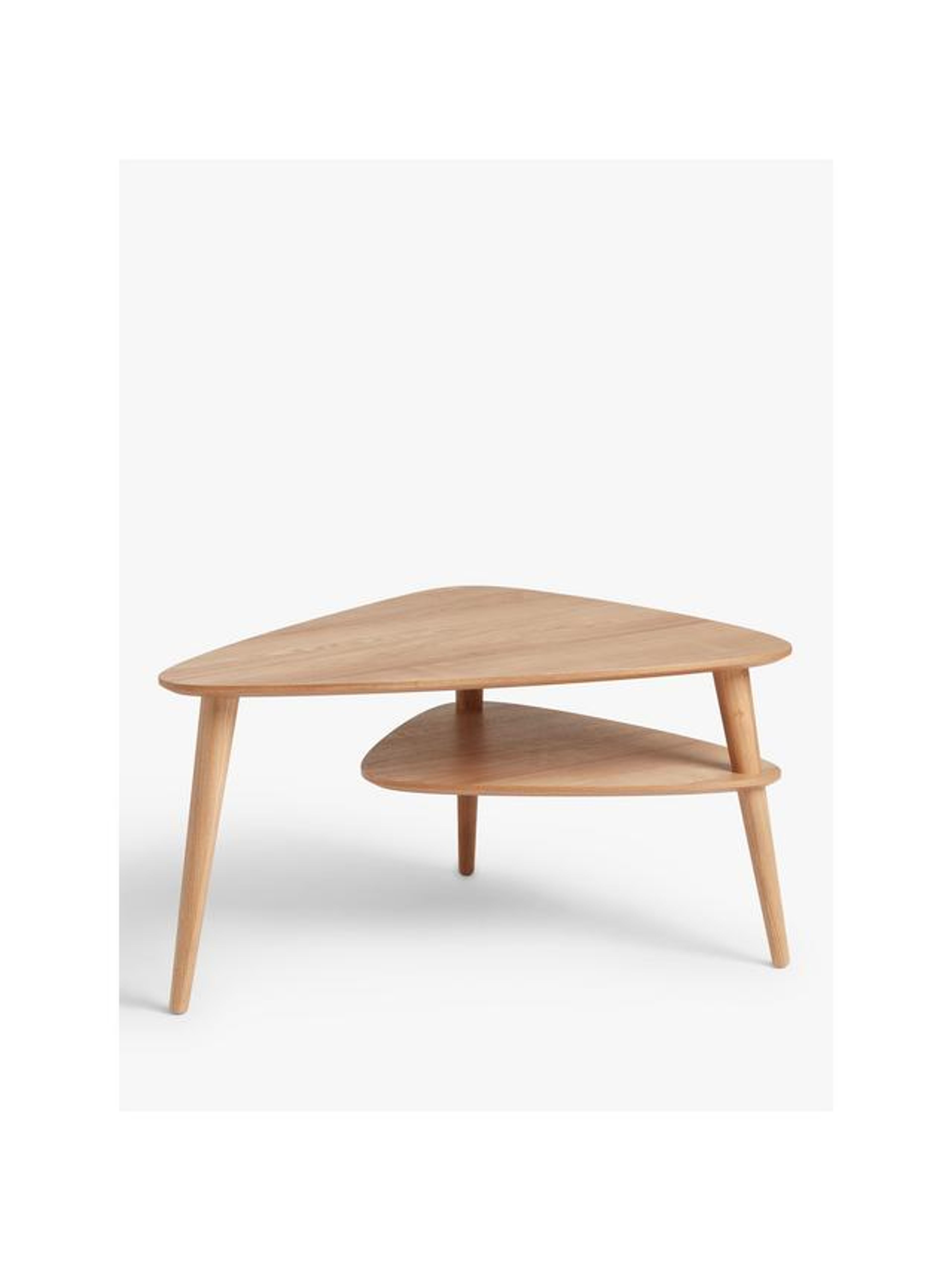 Grayson Oak Coffee Table - Modern Minimalist Living Room Furniture