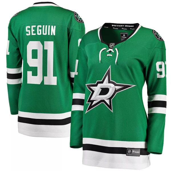 Women's Fanatics Tyler Seguin Kelly Green Dallas Stars Home Breakaway Player Jersey, 