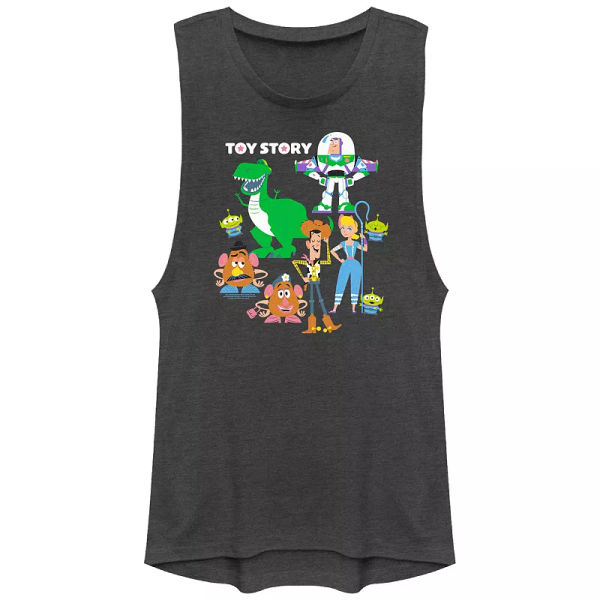 Disney's Toy Story Four Cute Characters Juniors' Graphic Tank Top, Girl's, 